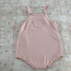 Feltman Brothers Knit Overalls Sea Coral Size 24 months